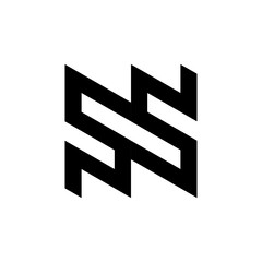Abstract S Letter Logo. Modern Minimalist Geometric Vector Symbol.