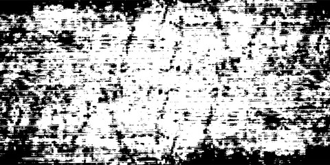 Rough black and white texture vector. Distressed overlay texture. Grunge background. Abstract textured effect. Vector Illustration. Black isolated on white background. EPS10.