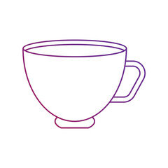 cup gradient outline icon with white background vector stock illustration