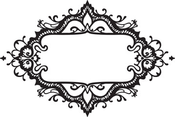Obraz premium Elegant Ornamental Floral Bundle