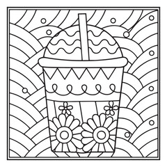 Summer Fun: Bold and Easy Coloring Pages for Kids – Sunshine, Beach Days, Ice Cream, and More!