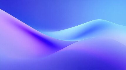 Obraz premium Minimalistic background with a smooth gradient of blue and purple , modem and abstract simple and elegant, professional and sleek design