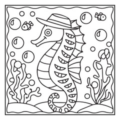 Summer Fun: Bold and Easy Coloring Pages for Kids – Sunshine, Beach Days, Ice Cream, and More!