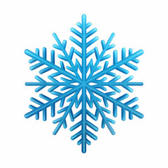 snowflake icon vector logo isolated on white background