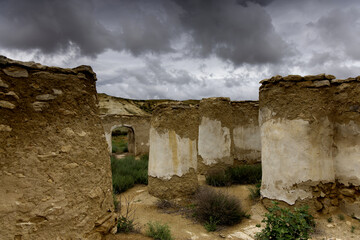 View of the Hanga Baba Necropolis, Kazakhstan