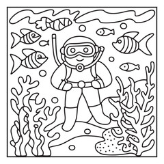 Summer : Bold and Easy Coloring Pages – Sunshine, Beach Days, Ice Cream, and More!
