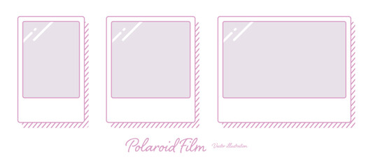 インスタントカメラのフィルム 3サイズセット ポラロイドカメラ