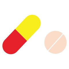Drugs vector pill stock illustration