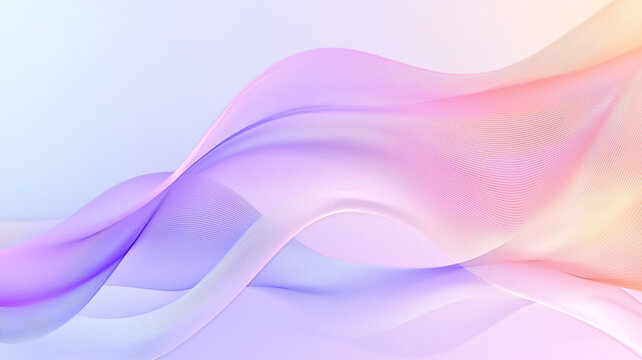 A soft abstract wave background in pastel gradient colors, perfect for digital presentations or websites