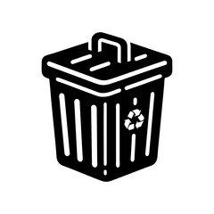 recycling bin vector logo icon	
