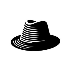 cowboy hat vector illustration simple vector logo	