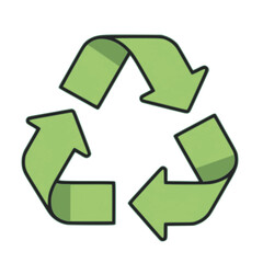 Obraz premium Recycle sign vector illustration, Set of packaging products symbols, packaging labels, information sign of recycling, cycle green symbols, Recycle icon symbol, Recycling and rotation arrow icon pack.