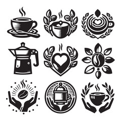 coffee logo vector
