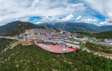 Panorama of Feilai Temple Observation Deck