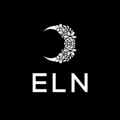 ELN Letter Initial Logo Design Template Vector Illustration