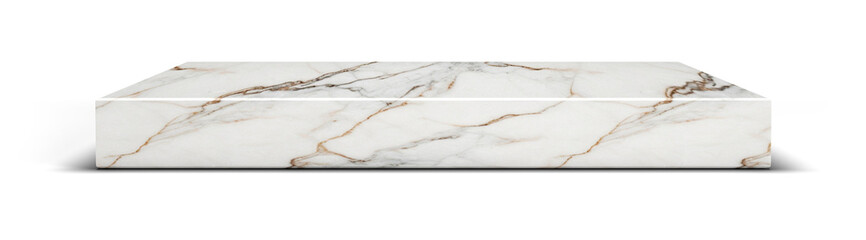 Marble Pedestal with transparent background. Graphic resource. Platform display with simple stand...