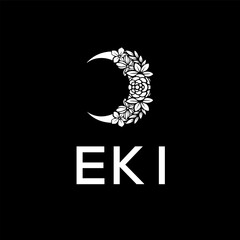 EKII Letter Initial Logo Design Template Vector Illustration