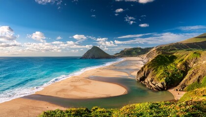 Obraz premium stunning beach landscape