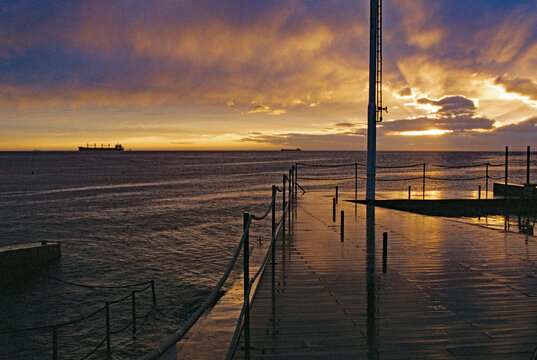 Anleger Italien im Regen