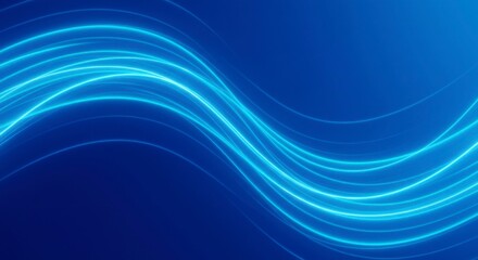 Blue wavy lines abstract background