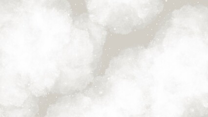 Simple clouds illustration beige background