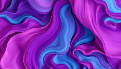 Fototapeta premium Abstract flowing colorful background in shades of blue, purple, and pink