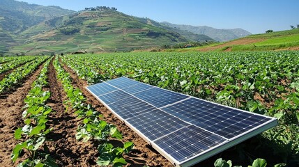 Innovative solar-powered irrigation for sustainable farming.
