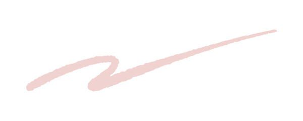 ピンク色のラフでスタイリッシュな手書きの線 - くすみカラーのおしゃれな飾りライン･あしらい素材