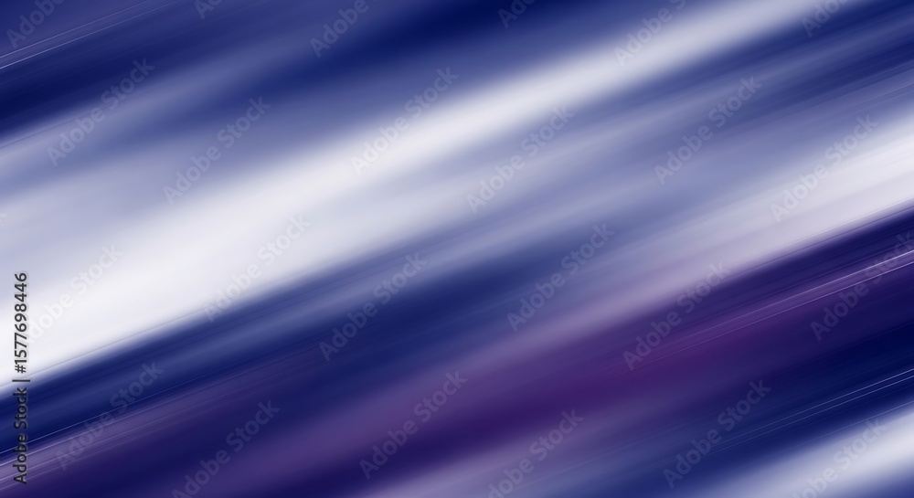 Poster abstract blurred background featuring diagonal streaks of white, blue, and purple colors creating a 