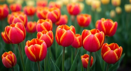 Vibrant tulips in a spring garden (1)