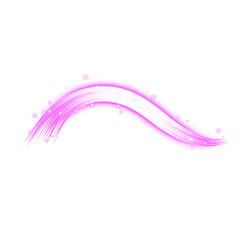Pink light line , high speed curve light effect, glowing, shimmering