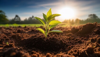a depiction of how fertile soil plays a crucial part in fostering abundant plant development and supplying vital nutrients for crops exemplifying correlation between soil well being and assurance of