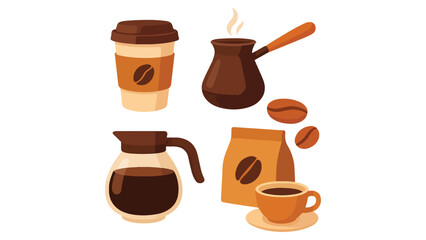 Coffee shop, Coffee making equipments tea and milk