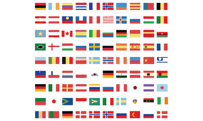 World Most Popular Rounded Flags
