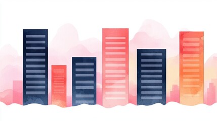 Obraz premium cloud based file storage. AI-driven distributed cloud storage, optimizing data redundancy, futuristic secure file hosting, Watercolor style