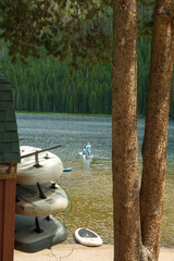 Piney river Ranch near Vail Colorado during Summer.