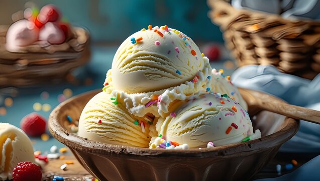 ice cream dessert