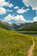 Piney River Ranch near Vail Colorado during summer.