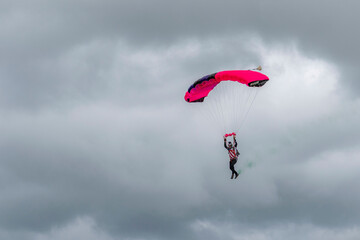 Parachutists near the Pointe du Hoc defense in Normandy, algae and seaweed