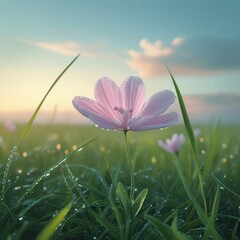flower in the grass
