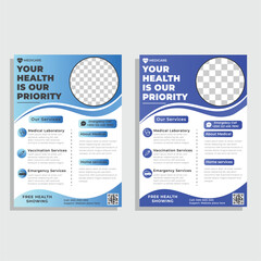 modern a4 flyer template layout design,
modern in blue color.