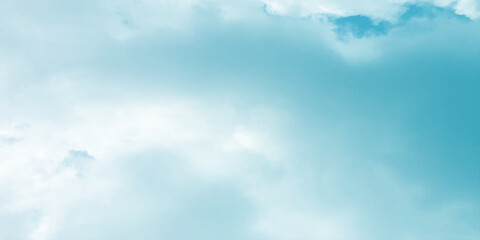 Blue sky, sun, clouds. A peaceful moment with underlying complexity. A reflection of the sky on thin clouds. Hidden emotions beneath a bright exterior like feeling melancholic on a good day background