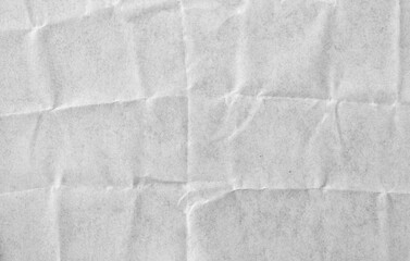 Creased paper texture overlay effect, png wrinkled paper surface