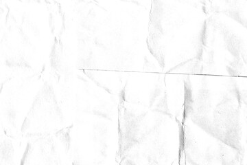 Creased paper texture overlay effect, png wrinkled paper surface