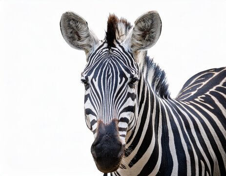 zebra isolated on white background - Powered by Adobe