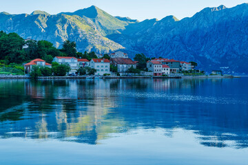 View of Kotor Bay in Montenegro