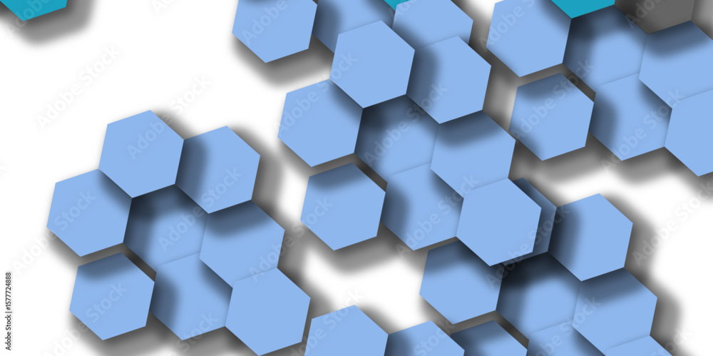 Aufkleber background is a honeycomb of delicate shade pattern. integration technology with nature, sky. futuri