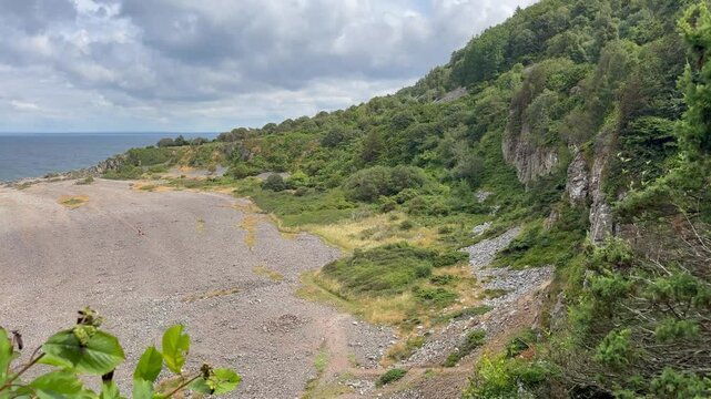 View of Hovs Hallar nature reserve in Sweden. Famous destination for hiking