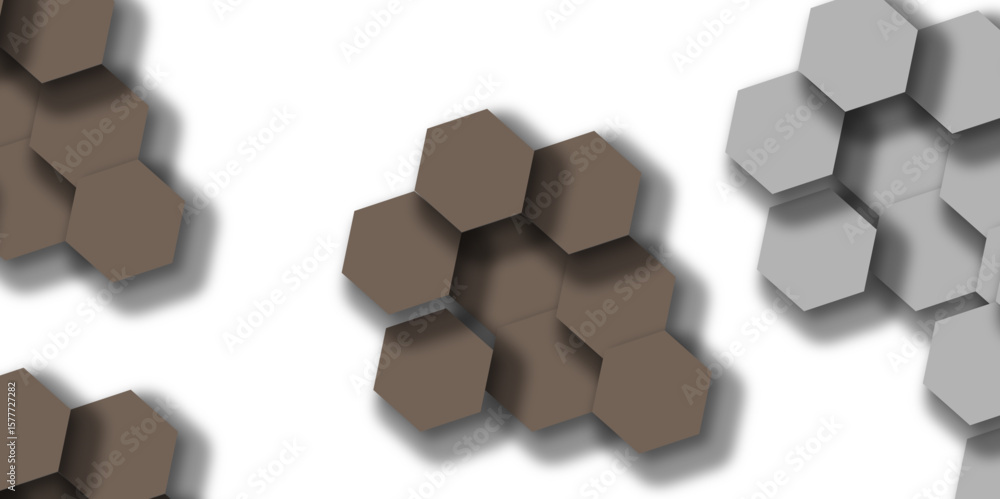 Aufkleber background is a honeycomb of delicate shade pattern. integration technology with nature, sky. futuri