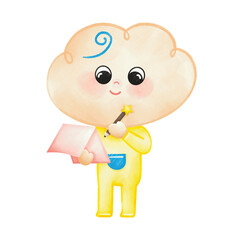 Baby boy written png